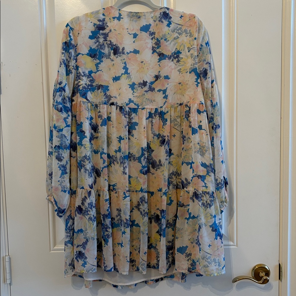Sanctuary Floral Swing Dress Sz 6 - Picture 6 of 8